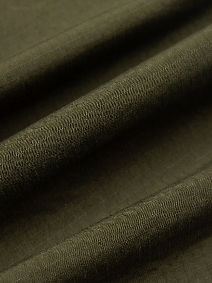 Luss Cargo Pant in Dark Olive Cotton Ripstop