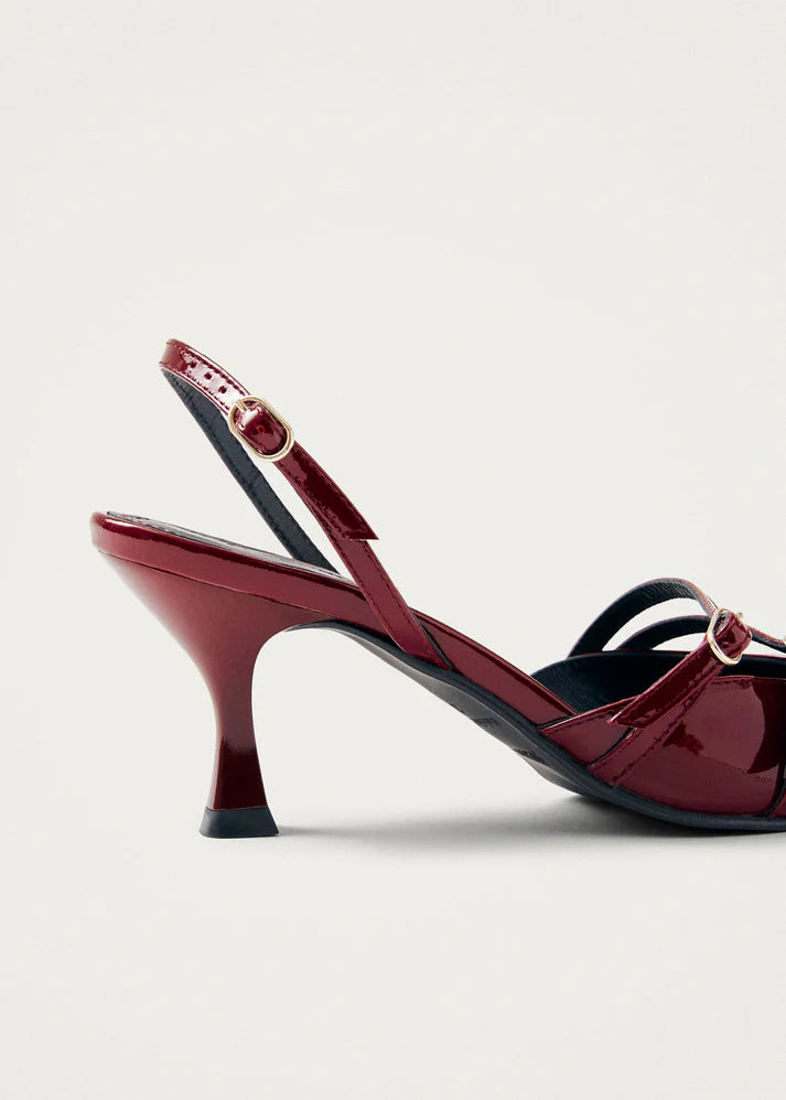 Joelle Burgundy Patent Leather Pumps