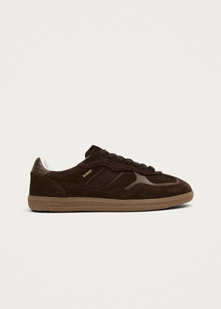 Rife Chocolate Brown Leather Sneakers