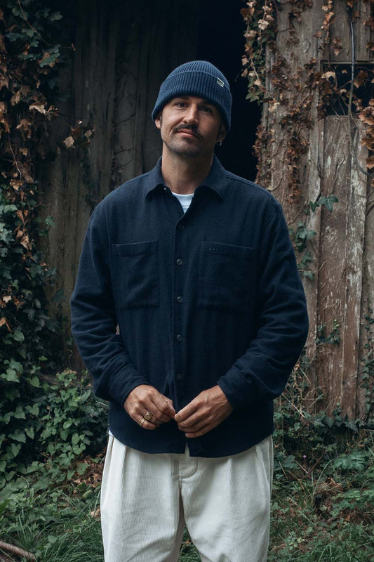 Casual flannel overshirt