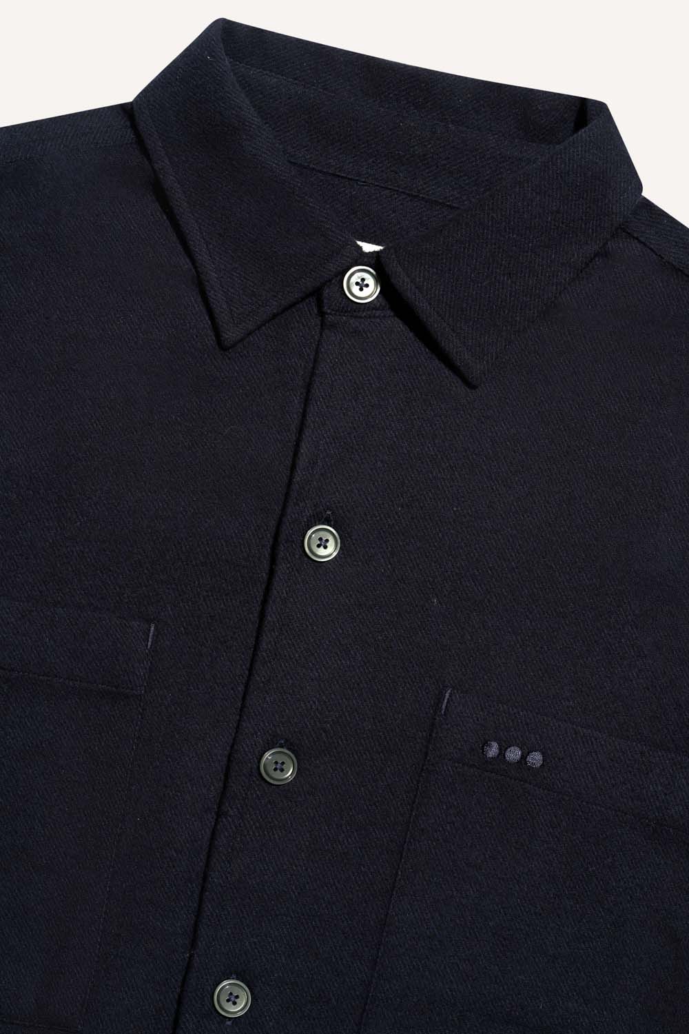 Casual flannel overshirt