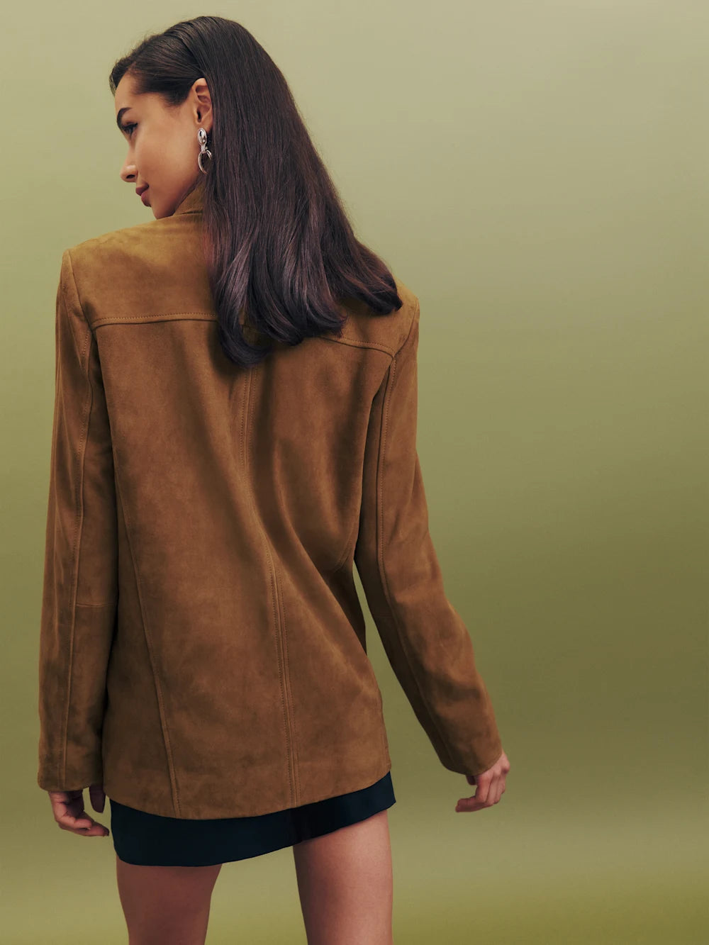 Veda Lincoln Suede Shirt Jacket